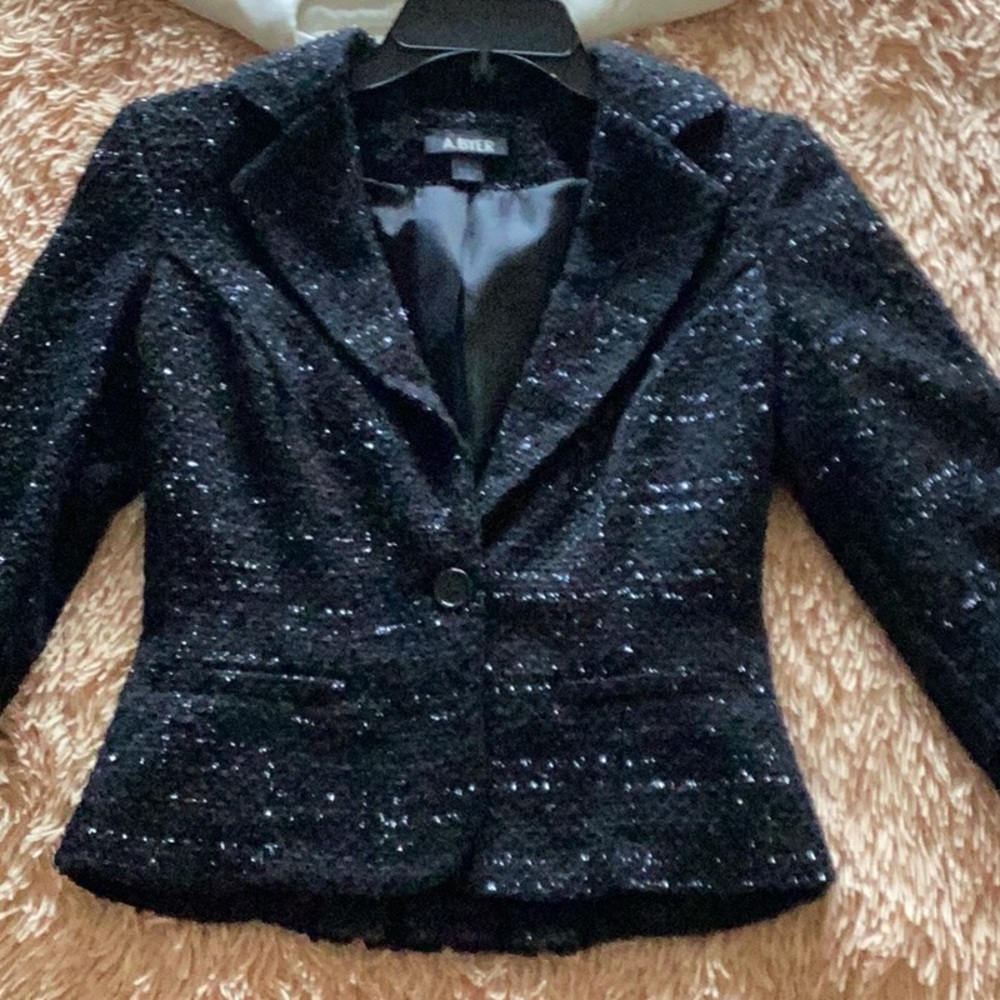A. Byer Black Women's Blazer